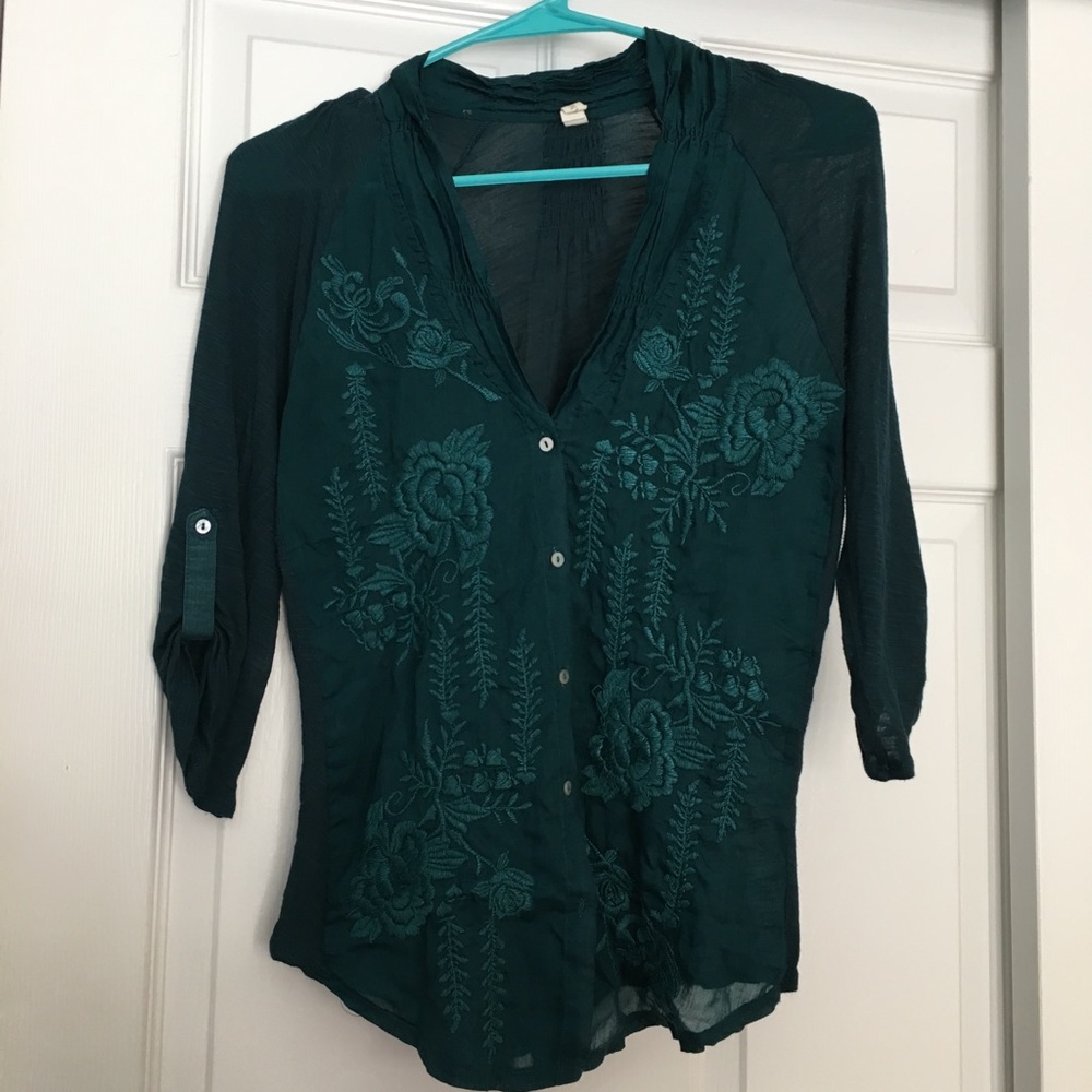 Anthropologie embellished top